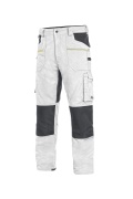 Monterkové kalhoty CXS STRETCH,pánské,bílo-šedé 